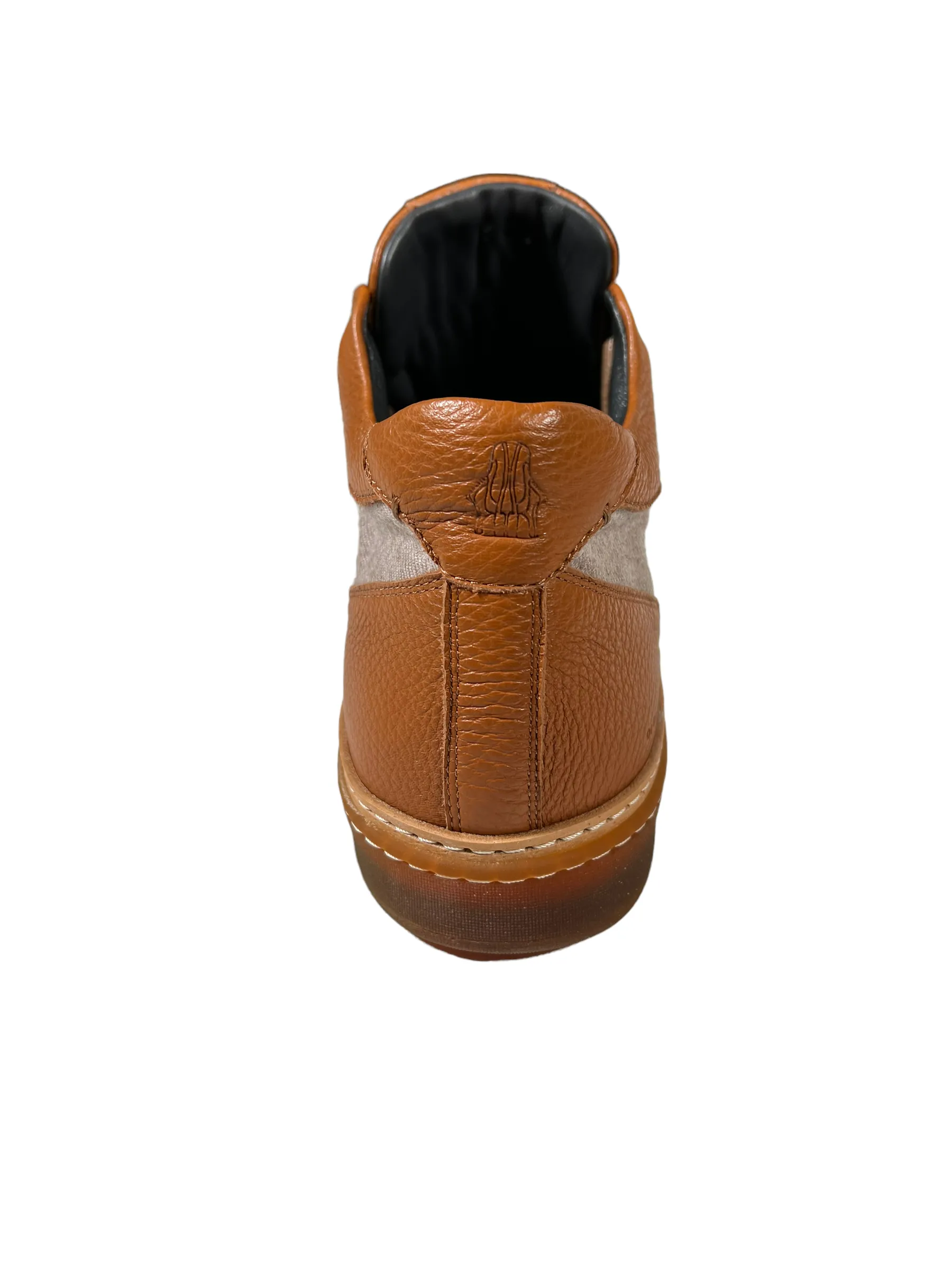 DI BIANCO MEN'S BOXER SNEAKER - BRANDY/GREY