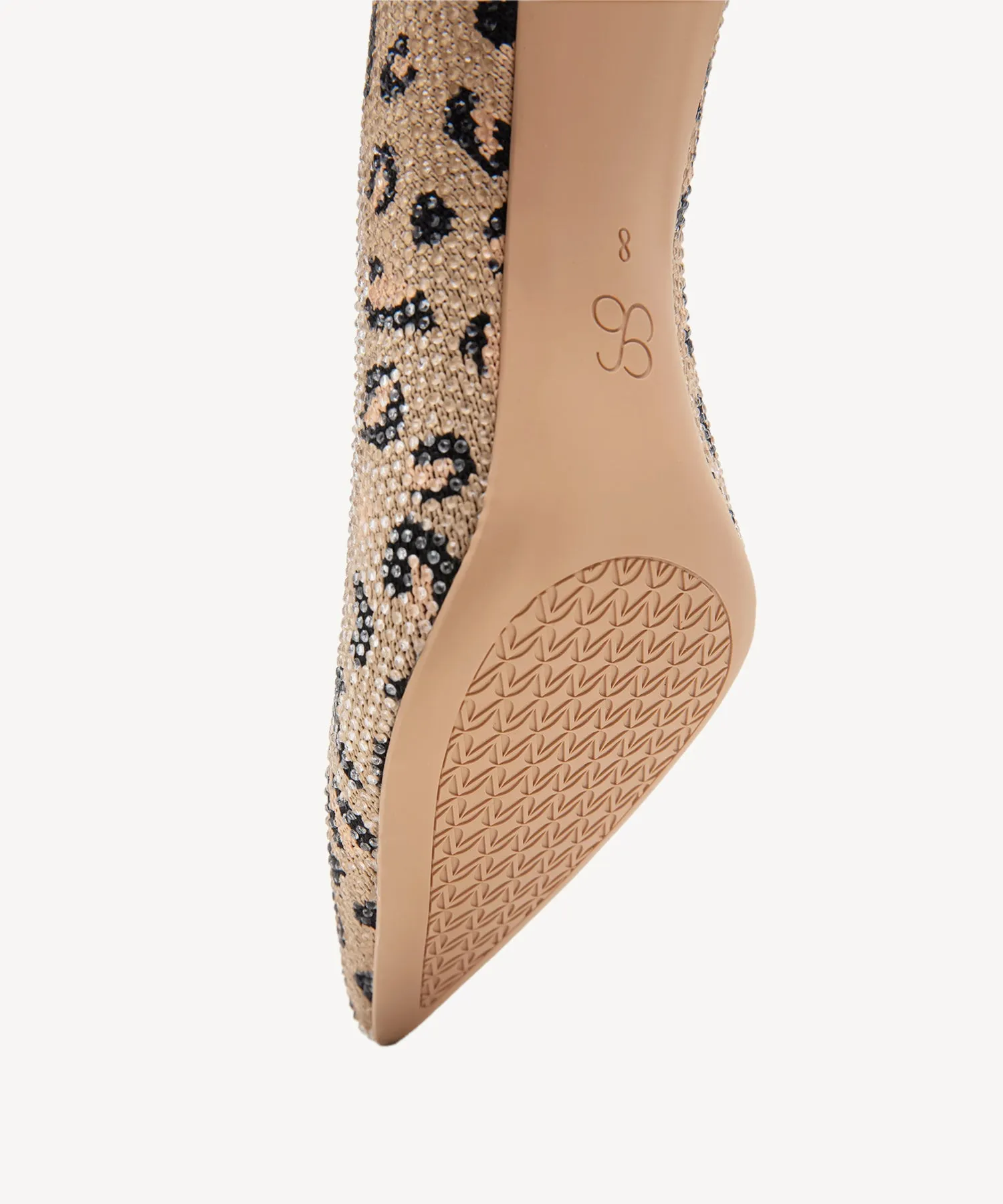 Diamond Pointed Toe Heeled Pumps