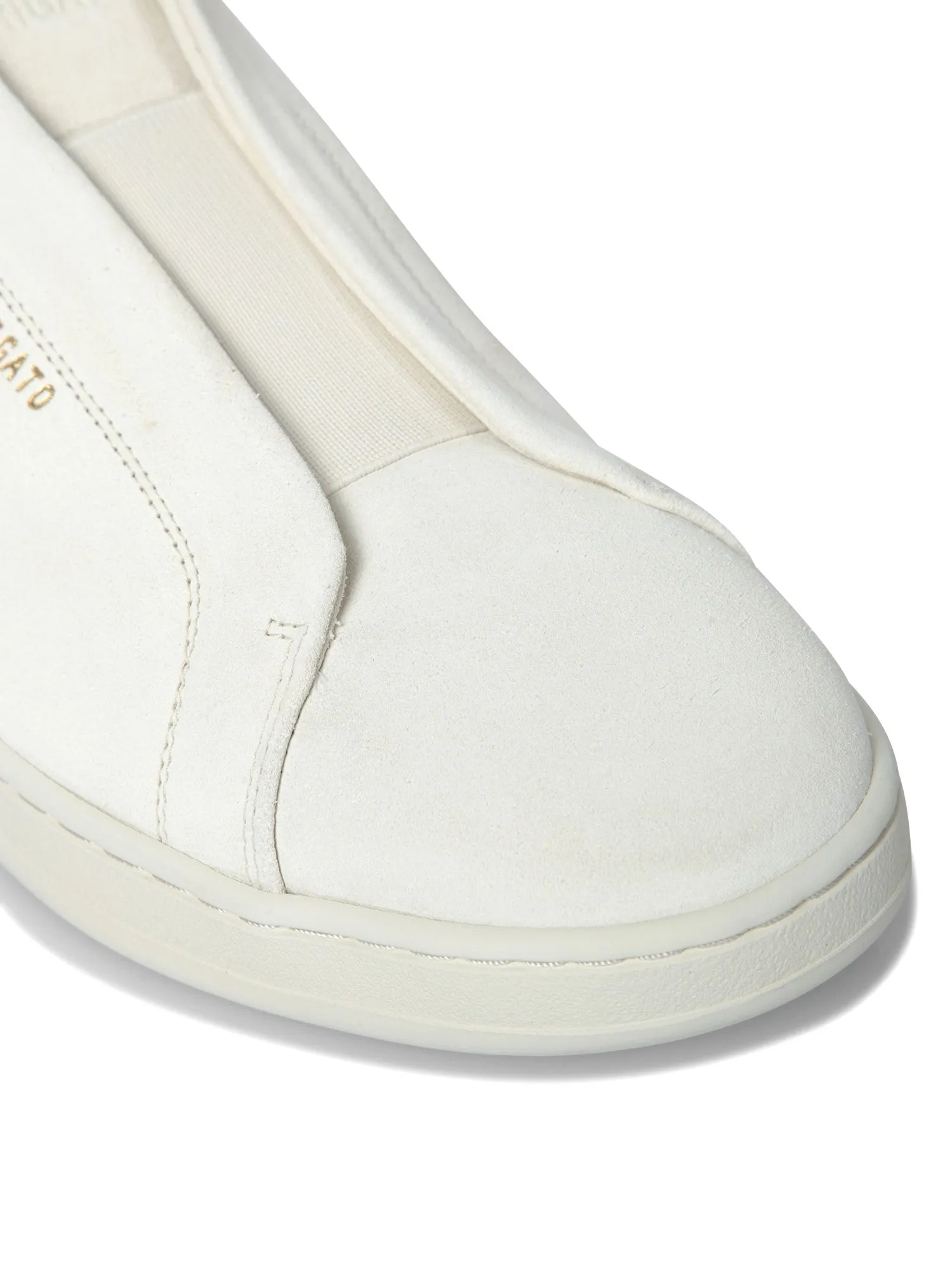 Dice Laceless White Sneakers