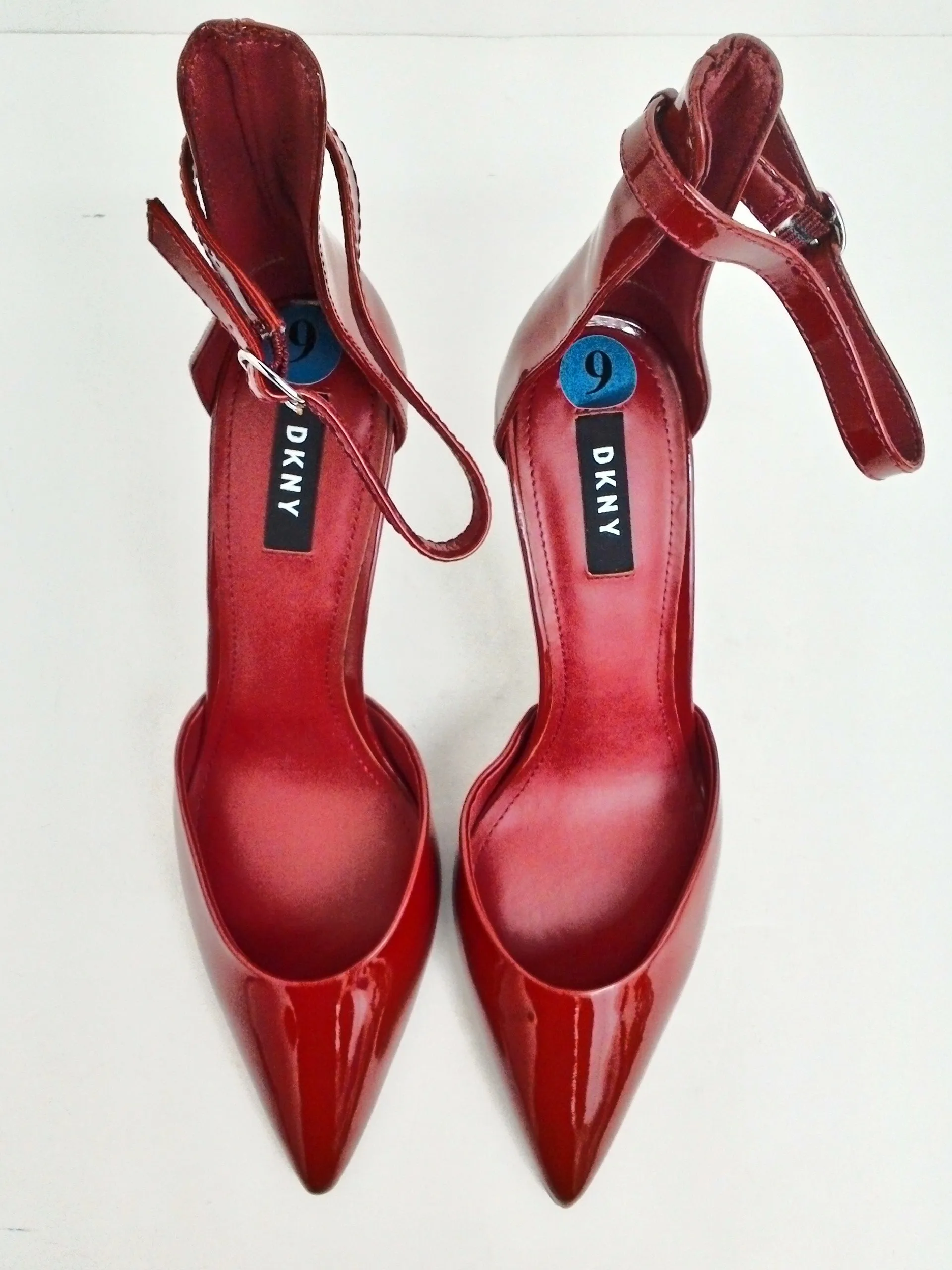 DKNY Women's Red Patent Heels Size 9