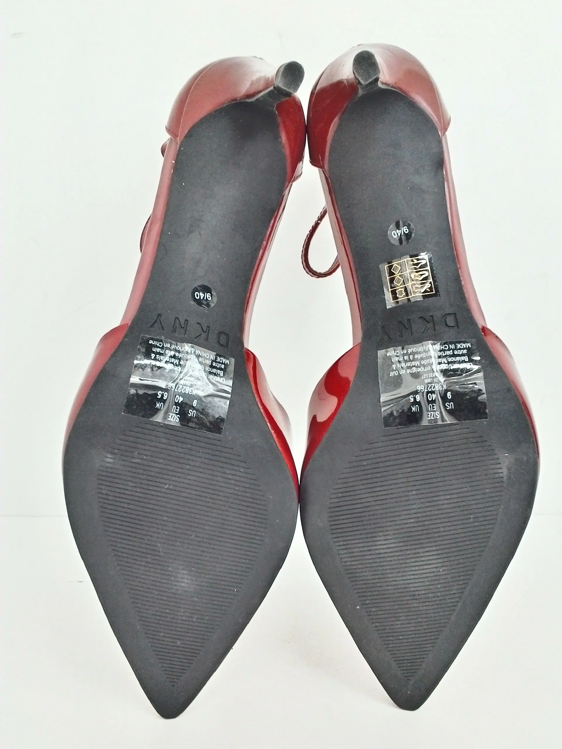 DKNY Women's Red Patent Heels Size 9