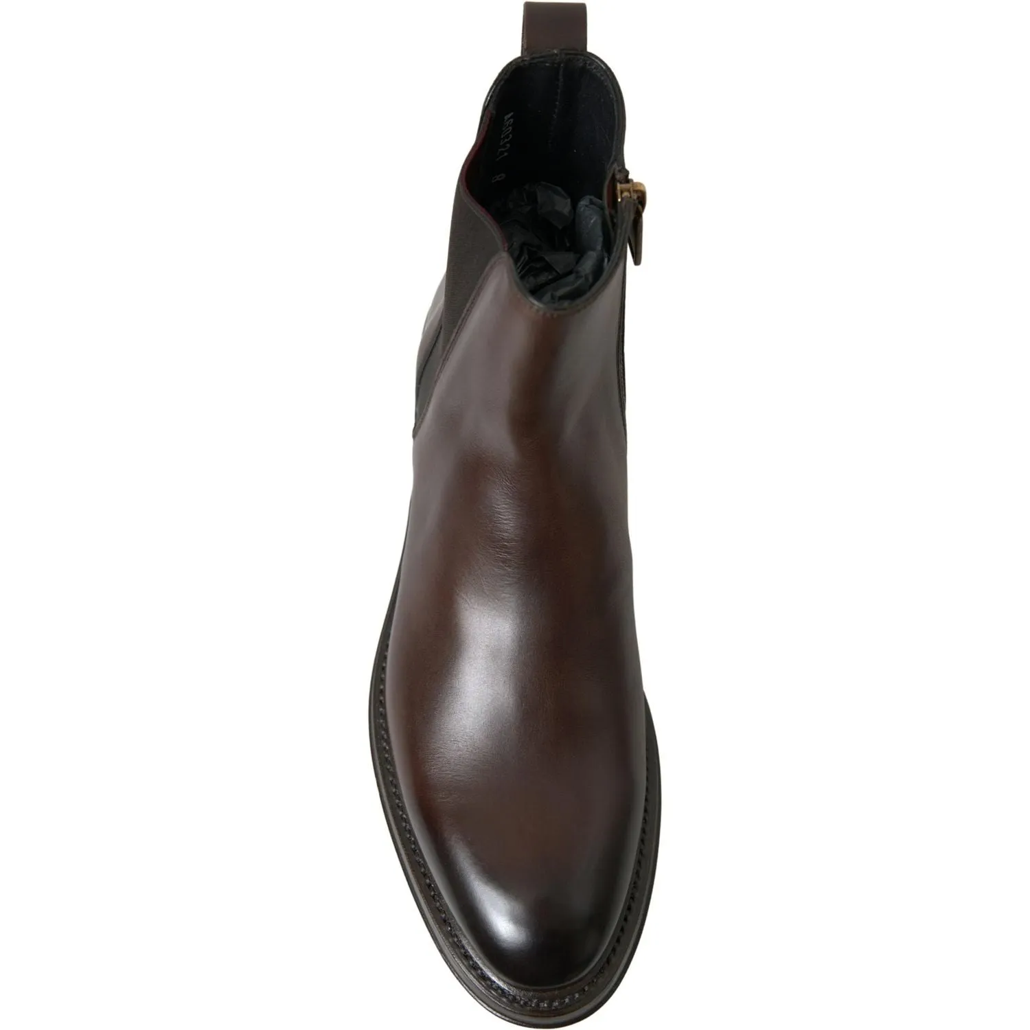 Dolce & Gabbana Elegant Leather Chelsea Boots