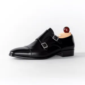 Double Monk Schwarz | Herrenschuhe