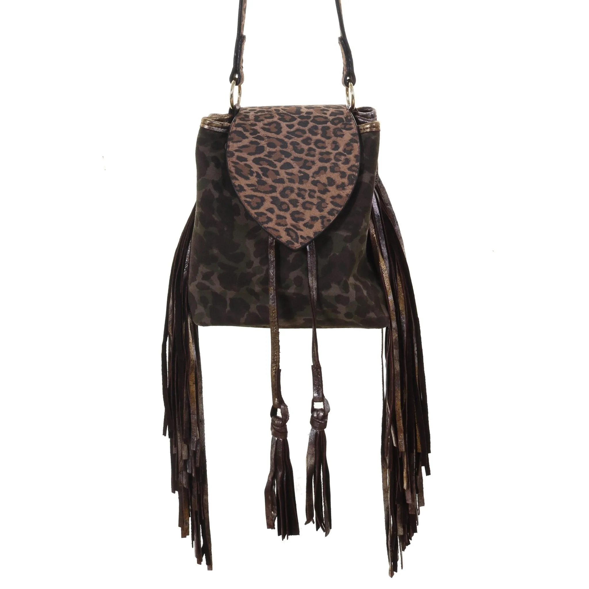 DP12 - Camo and Cheetah Drawstring Pouch Purse