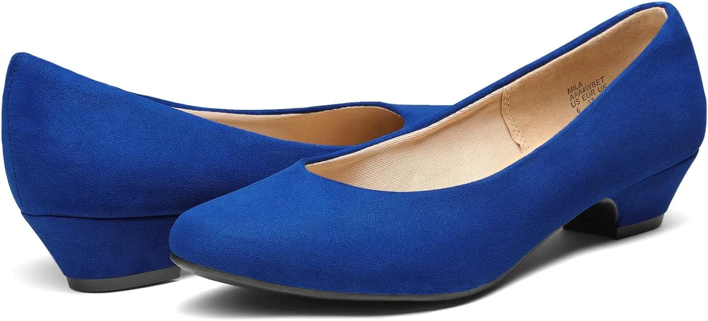 DREAM PAIRS Women's Closed Toe Dress Pumps Shoes