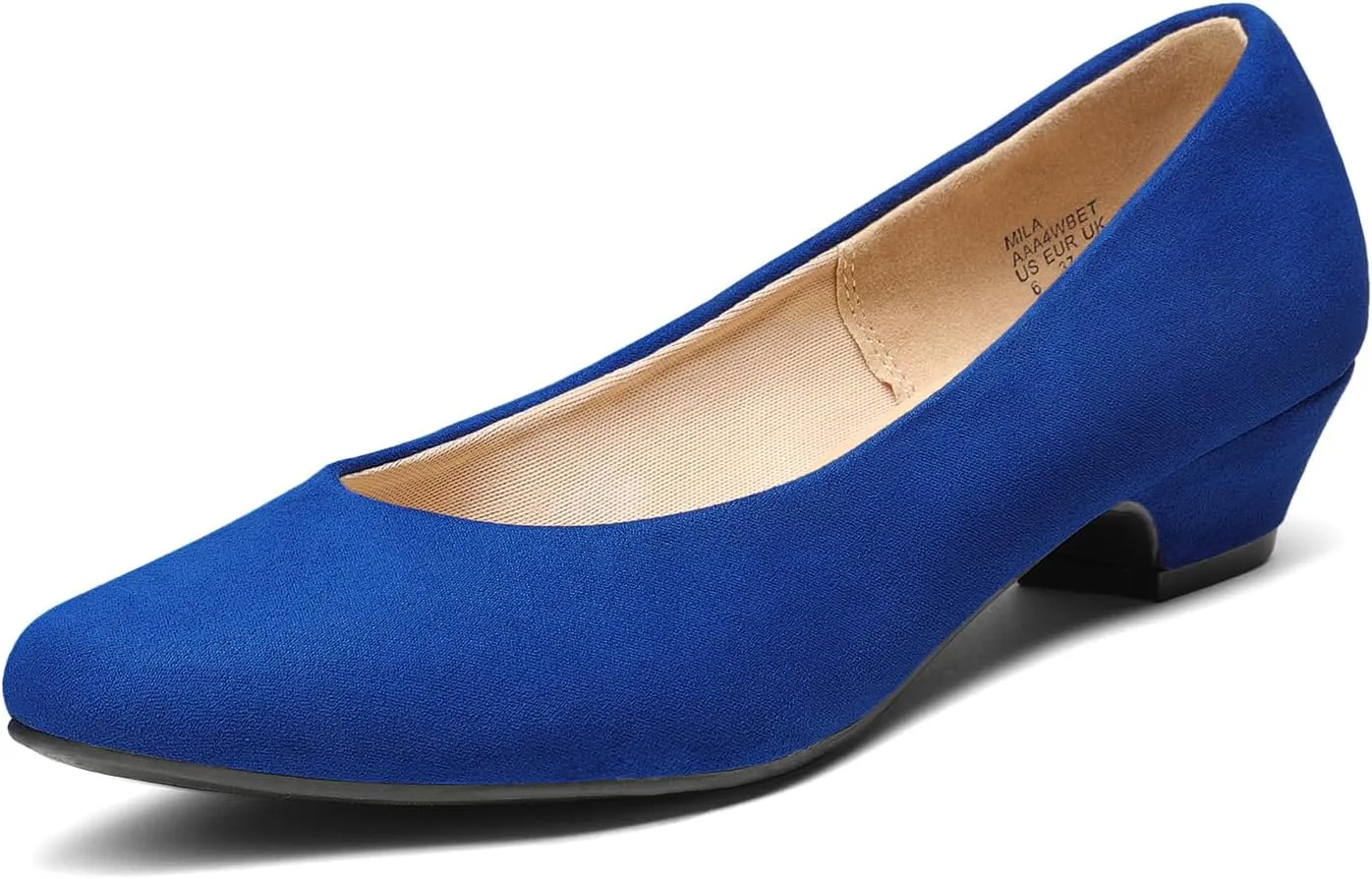 DREAM PAIRS Women's Closed Toe Dress Pumps Shoes