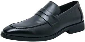 Dress Oxford for Men Slip On Men Casual Shoes Breathable Leather Loafers Business Office Shoes for Men Driving Moccasins Comfortable Slip On Tassel Shoe