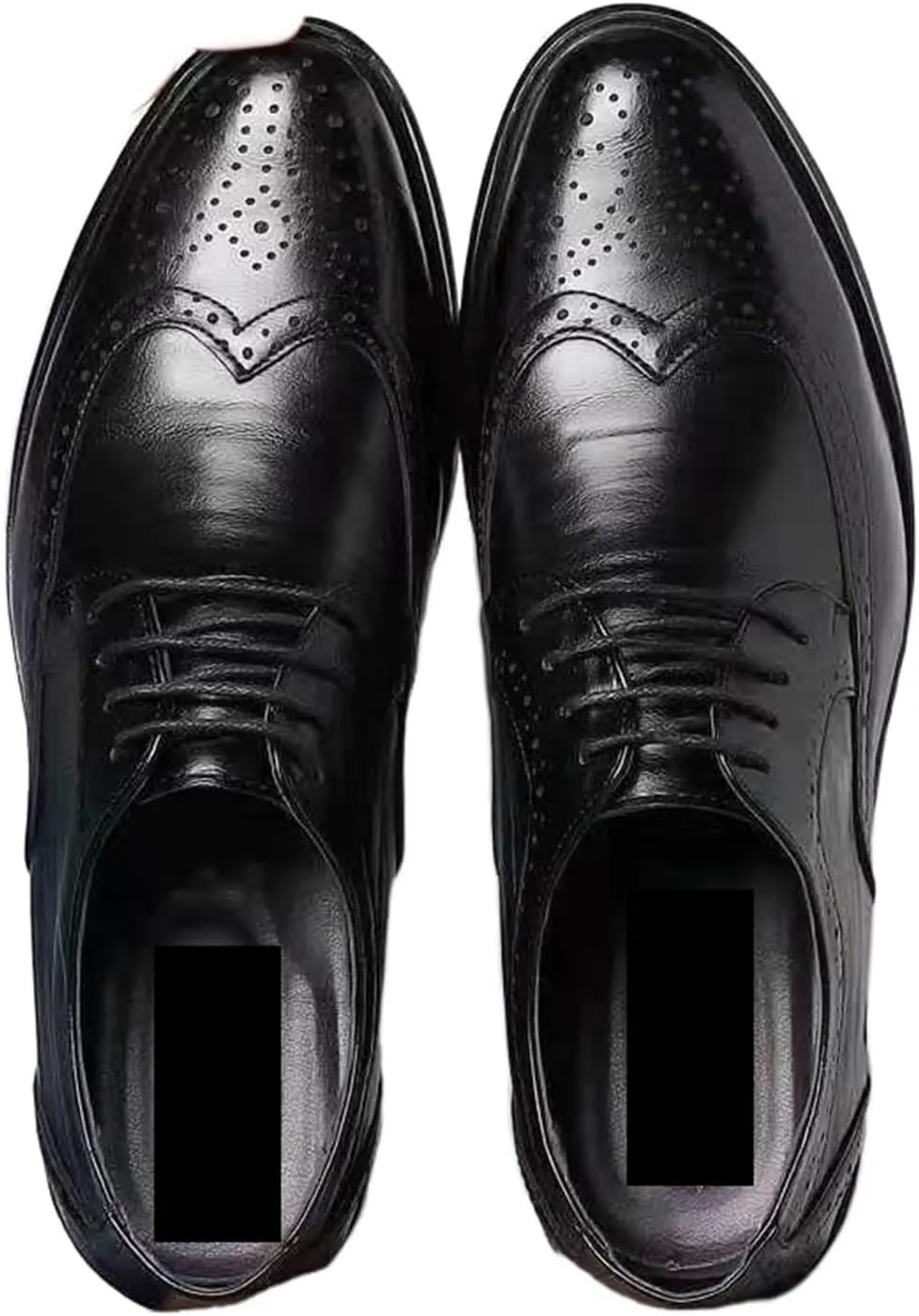 Dress Shoes for Men Handcrafted Men's Wingtip Oxford Shoes Genuine Calfskin Leather Brogue Dress Shoes for Classic Business Attire