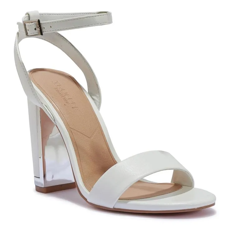 DUFF6  PROM BLOCK HEEL CLIP SANDAL