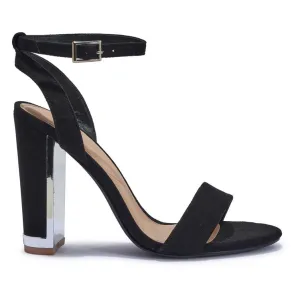 DUFF6  PROM BLOCK HEEL CLIP SANDAL
