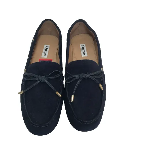 DUNE Blue Suede Loafers | Brand New |