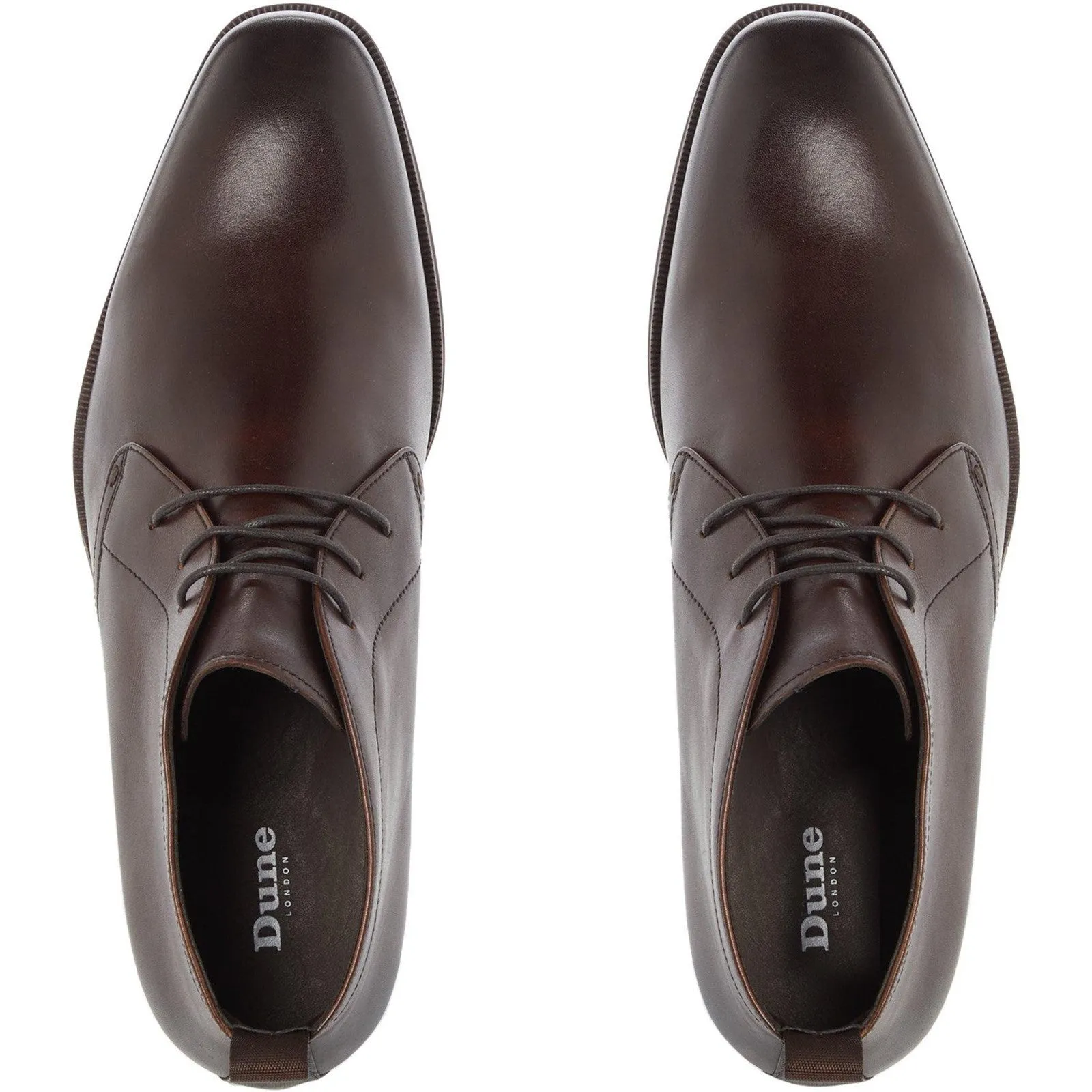 Dune Marvin Mens Leather Chukka Boot
