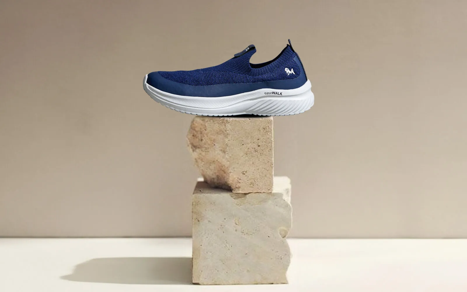 Ease Walk Slip Ons : Blue
