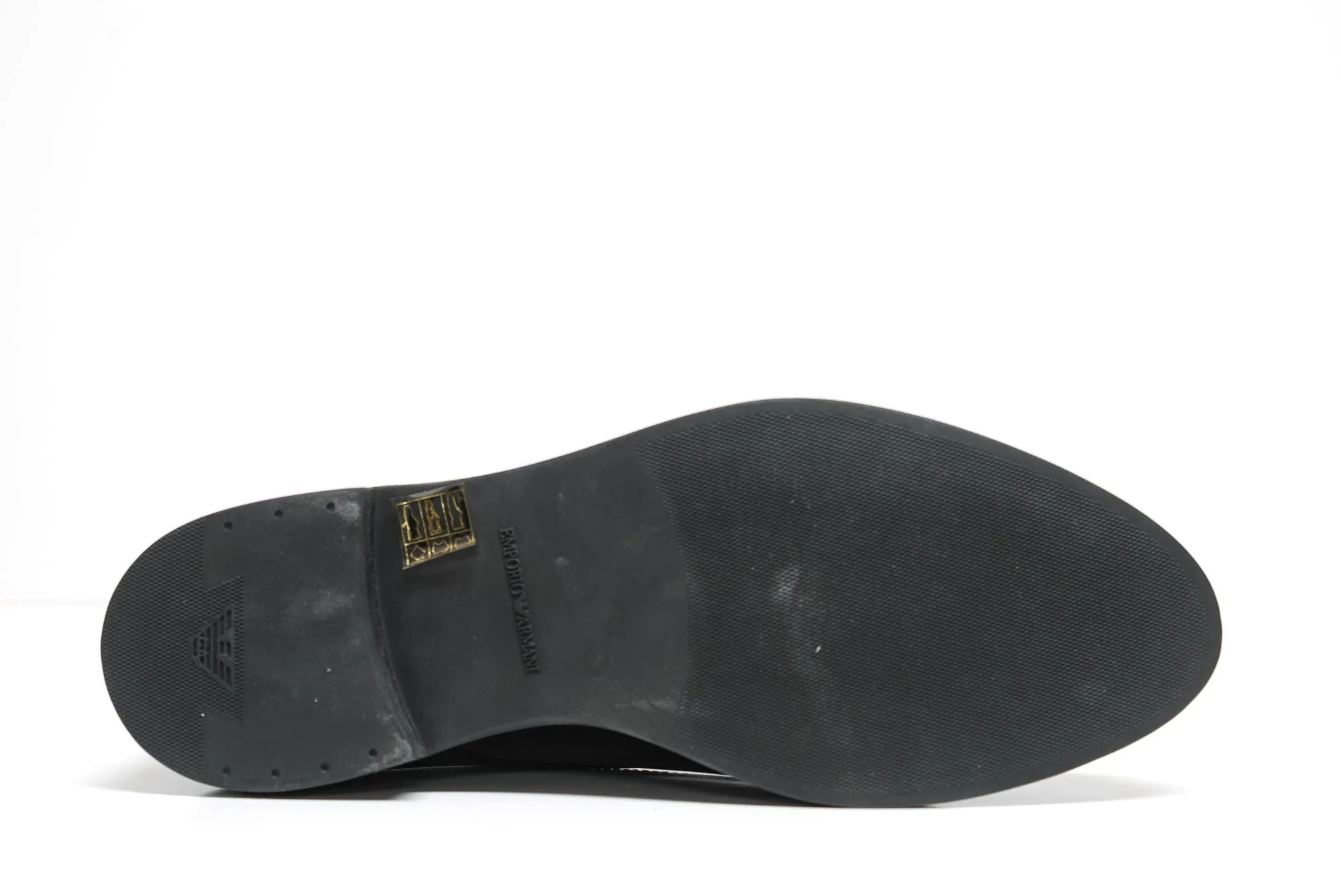 Emporio Armani Men's Black Derby Lace Up Shoes X4C510 - 30% off