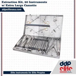 Extraction Kit, 20 Instruments w/ Extra Large Cassette