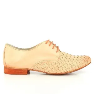 Felmini 1169 Apricot Lace Up Derby Shoes