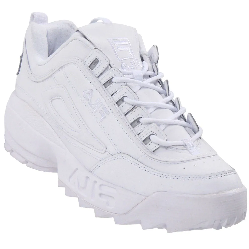 Fila Men's Disruptor II Embossed Logo Lace Up Sneakers