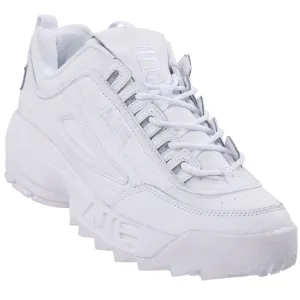 Fila Men's Disruptor II Embossed Logo Lace Up Sneakers