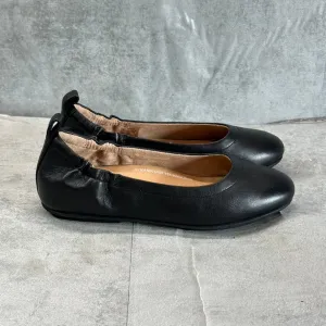FITFLOP Women's Black Leather Allegro Round-Toe Ballerina Flats SZ 5