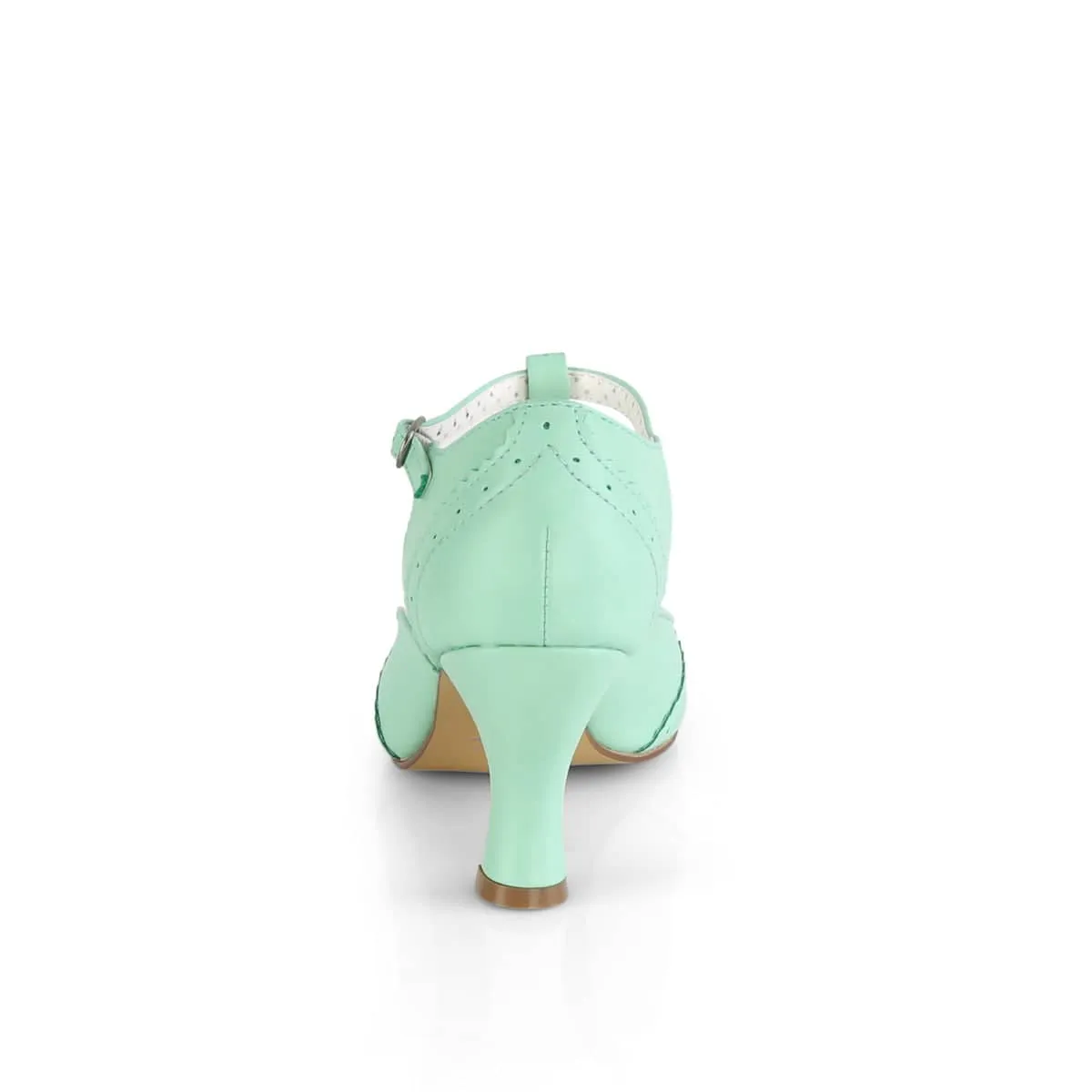 Flapper 26 Mint Green Kitten Heels