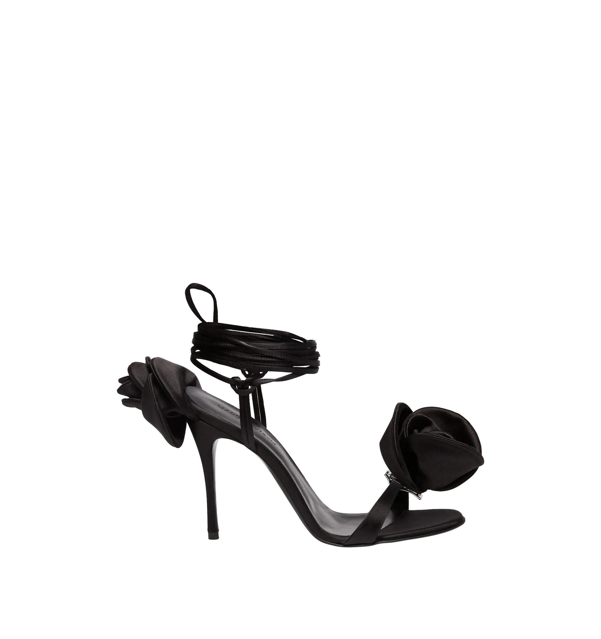 FLOWER SATIN SANDALS (WOMENS)