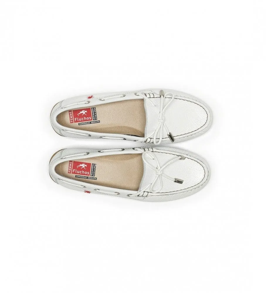 Fluchos Women's Bruni Loafers- Floter Blanco OG