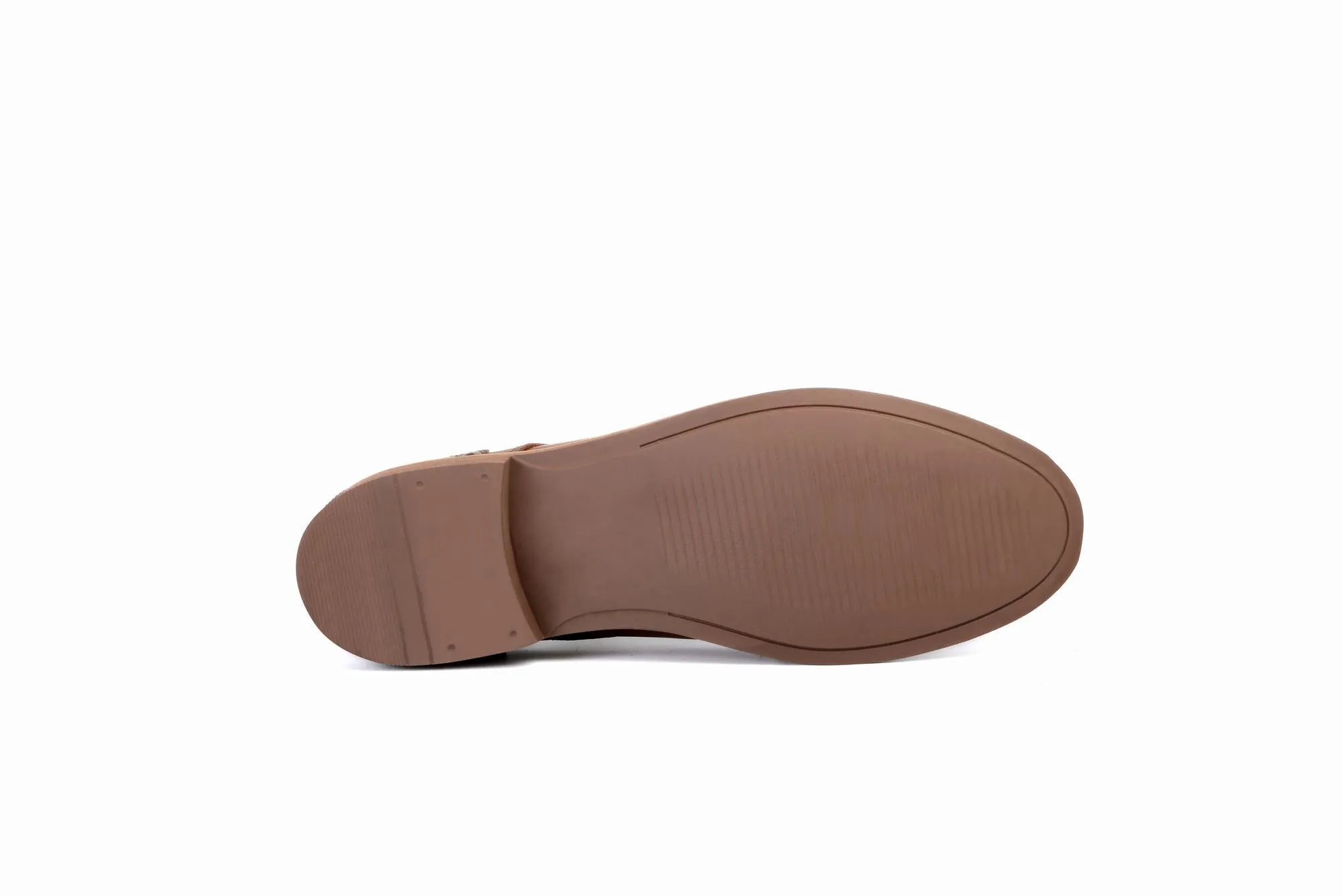 FOOT FEDERATION CITY DERBY PLAIN-TOE MENS SHOE TOBACCO