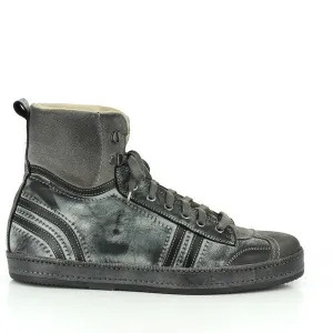 Forte 1102 Grey High-Top Sneakers