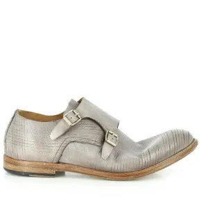 Forte S17-3322 Grey Double Monk Shoes