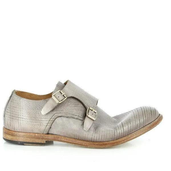 Forte S17-3322 Grey Double Monk Shoes