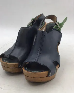 Frye Women's Dara Black Leather Slingback Heel - Size 8M