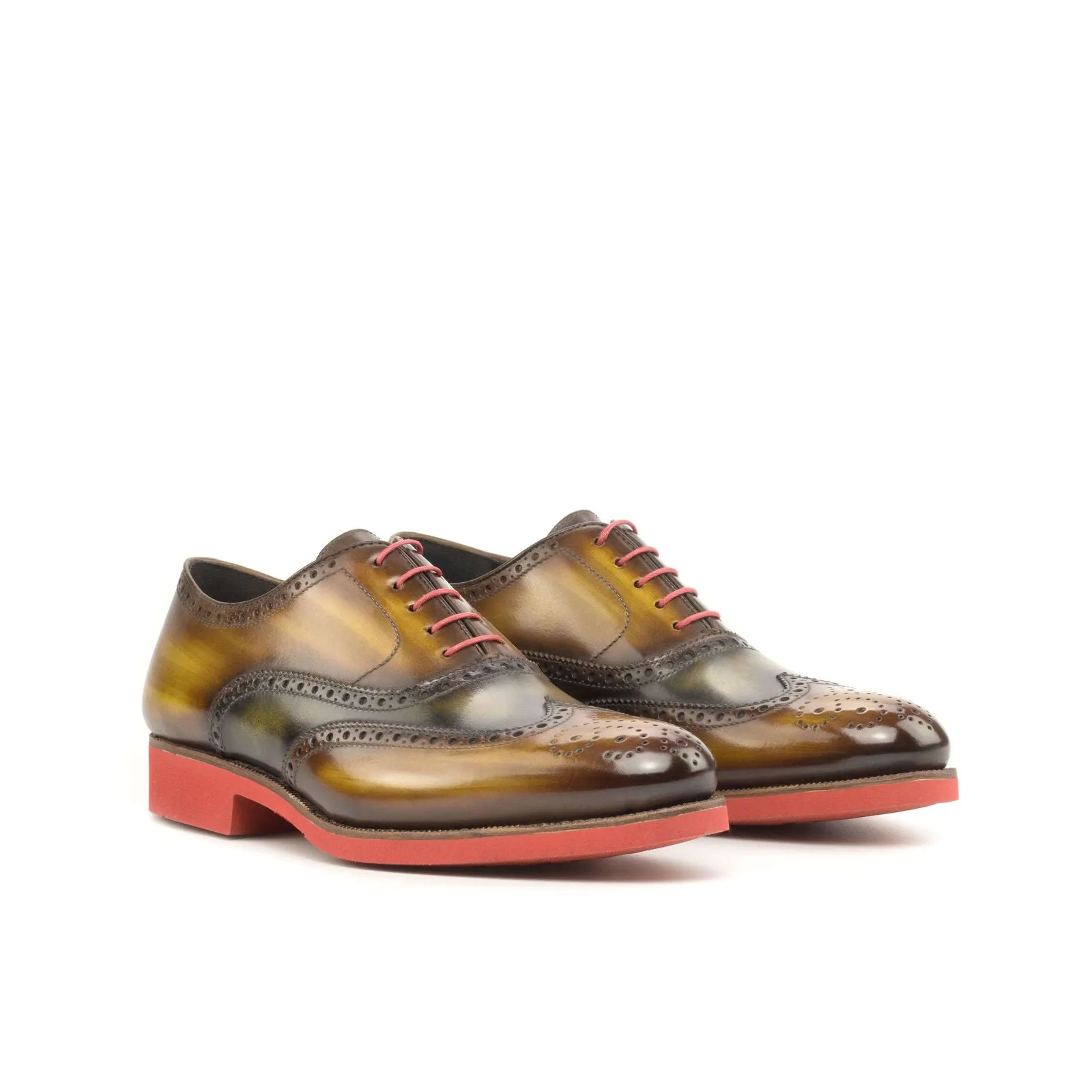 Full Brogue-Patina, Green, Brown-Wholesale