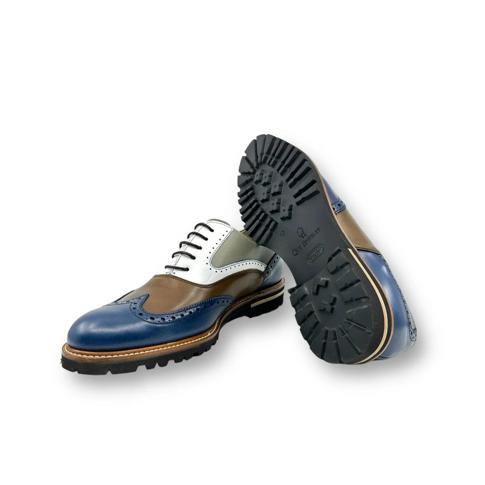 Gaya Unisex Full Brogue Shoes