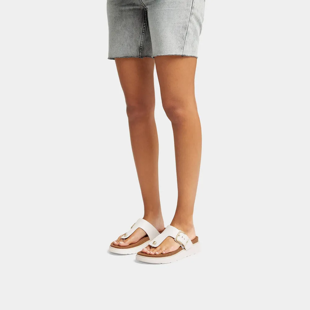 GEN-FF Buckle Leather Toe-Post Sandals