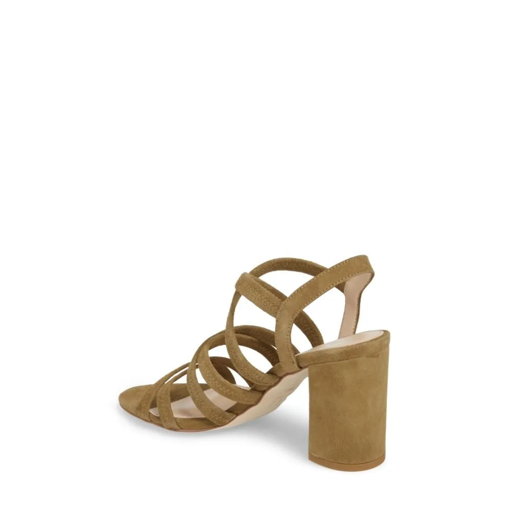 Grace Khaki Suede Pelle Moda Sandals