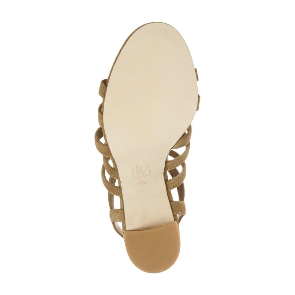 Grace Khaki Suede Pelle Moda Sandals