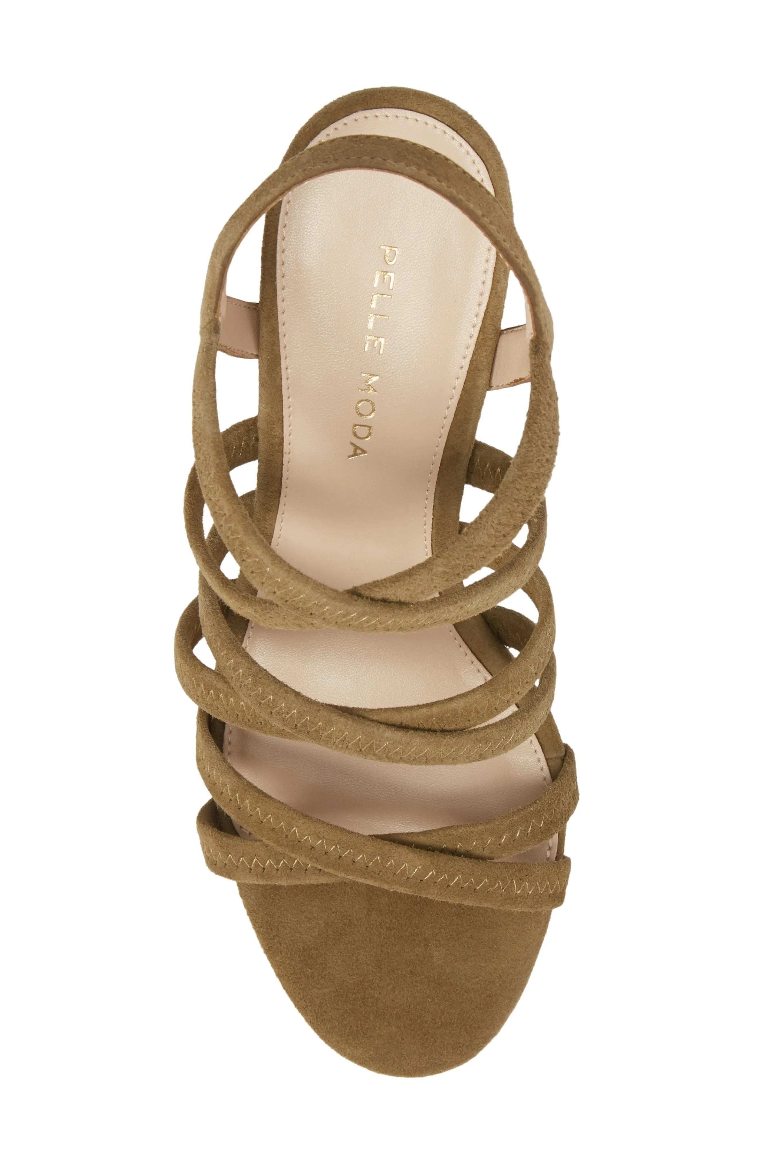 Grace Khaki Suede Pelle Moda Sandals