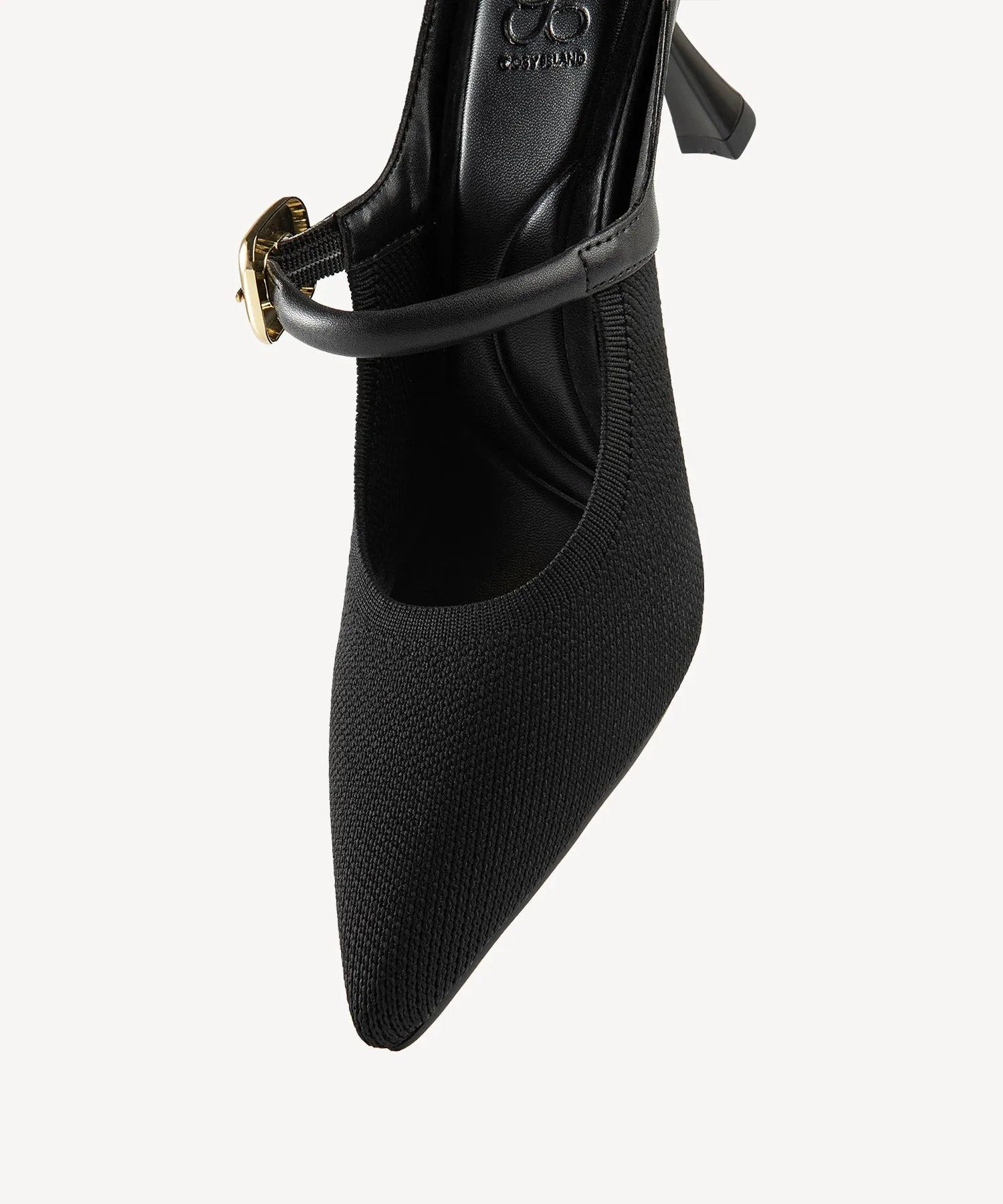 GraceLithe Pointed Toe Heeled Mules