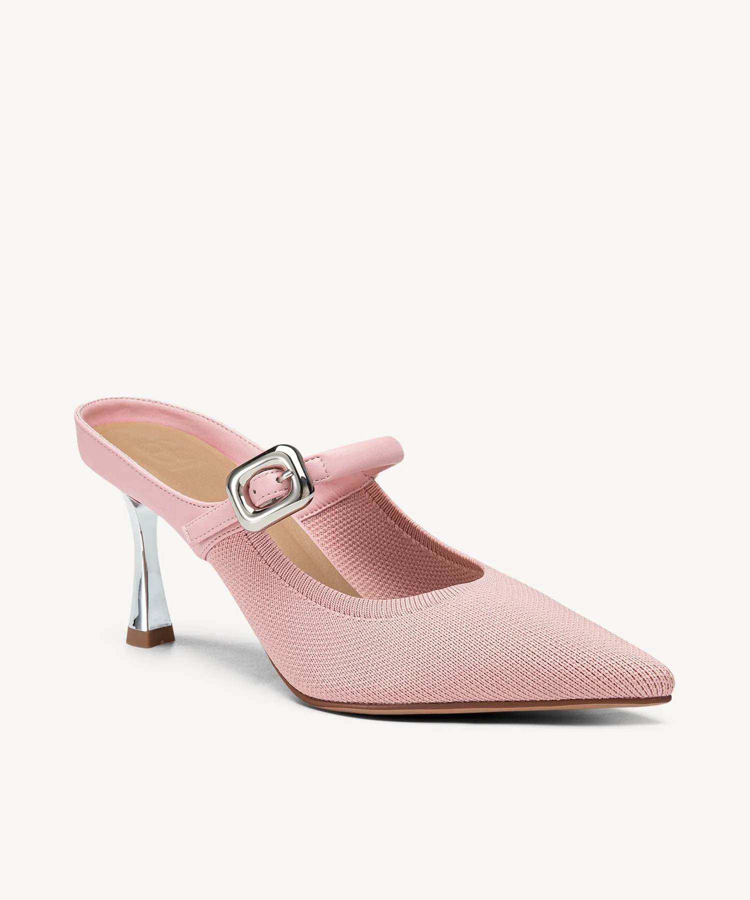 GraceLithe Pointed Toe Heeled Mules