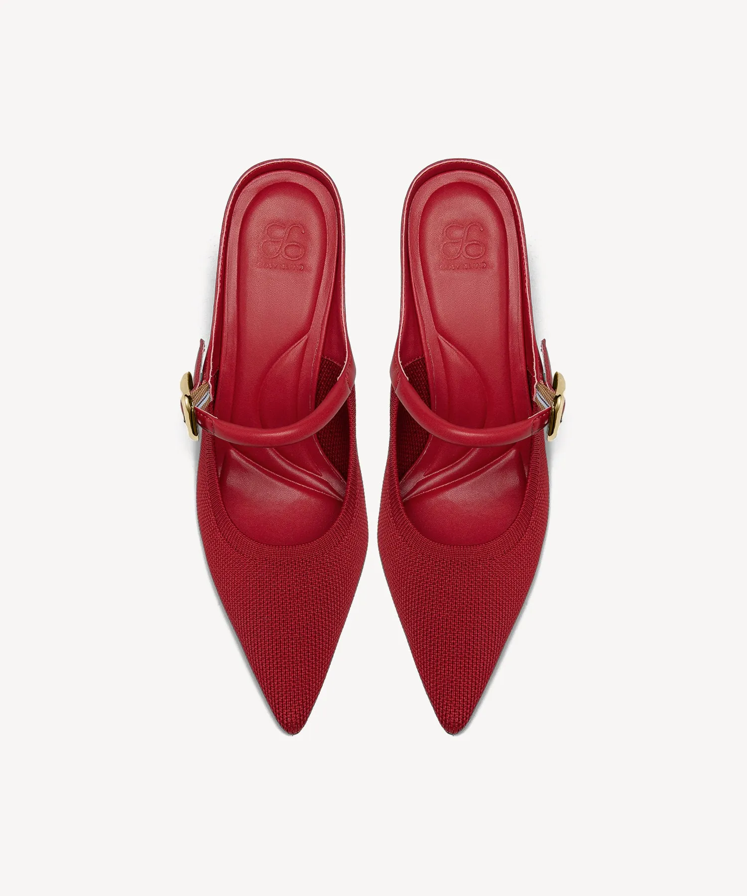 GraceLithe Pointed Toe Heeled Mules