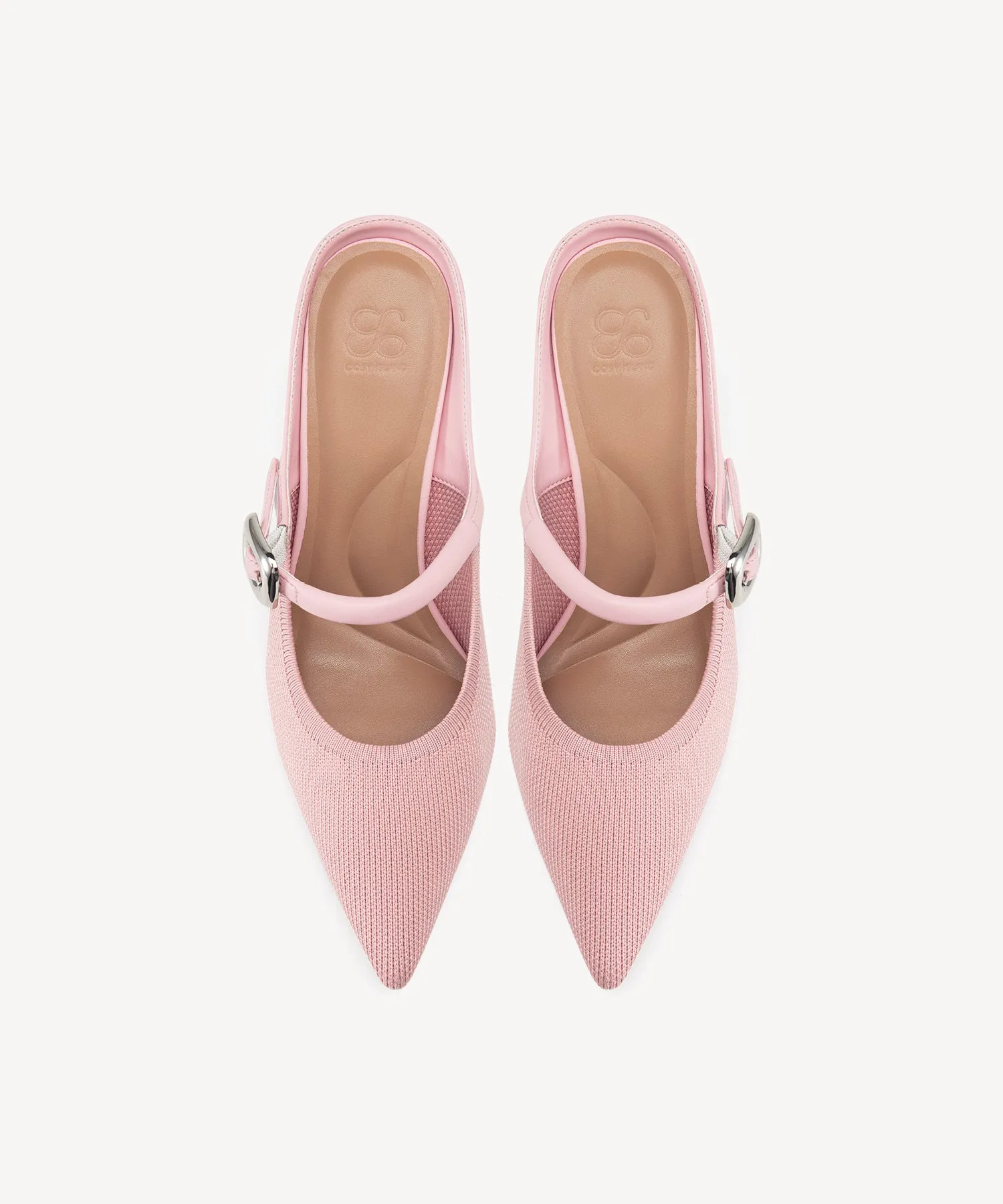 GraceLithe Pointed Toe Heeled Mules