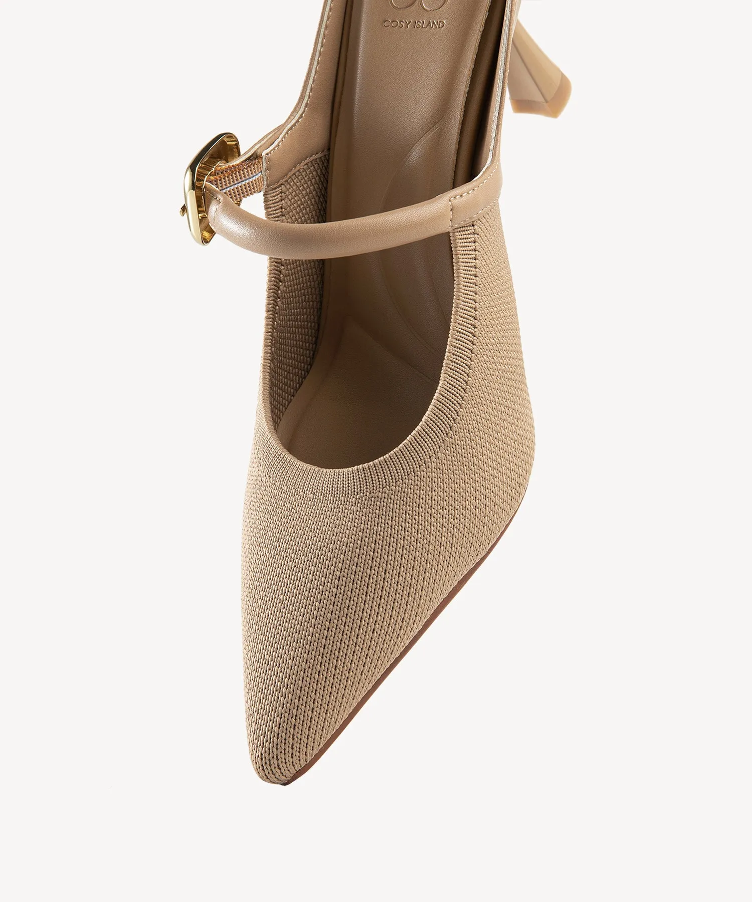 GraceLithe Pointed Toe Heeled Mules