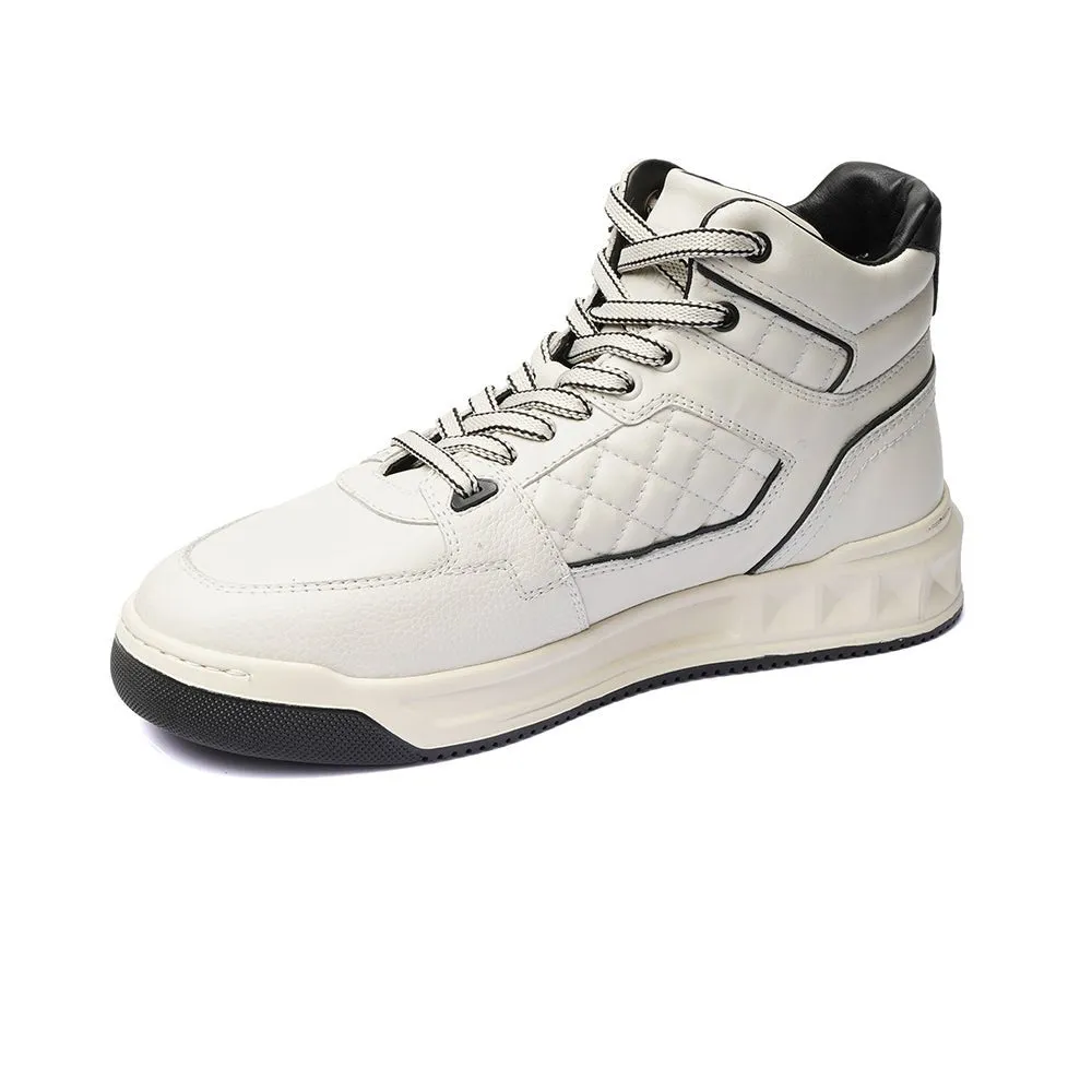 Greyder High Top Men Boots In White