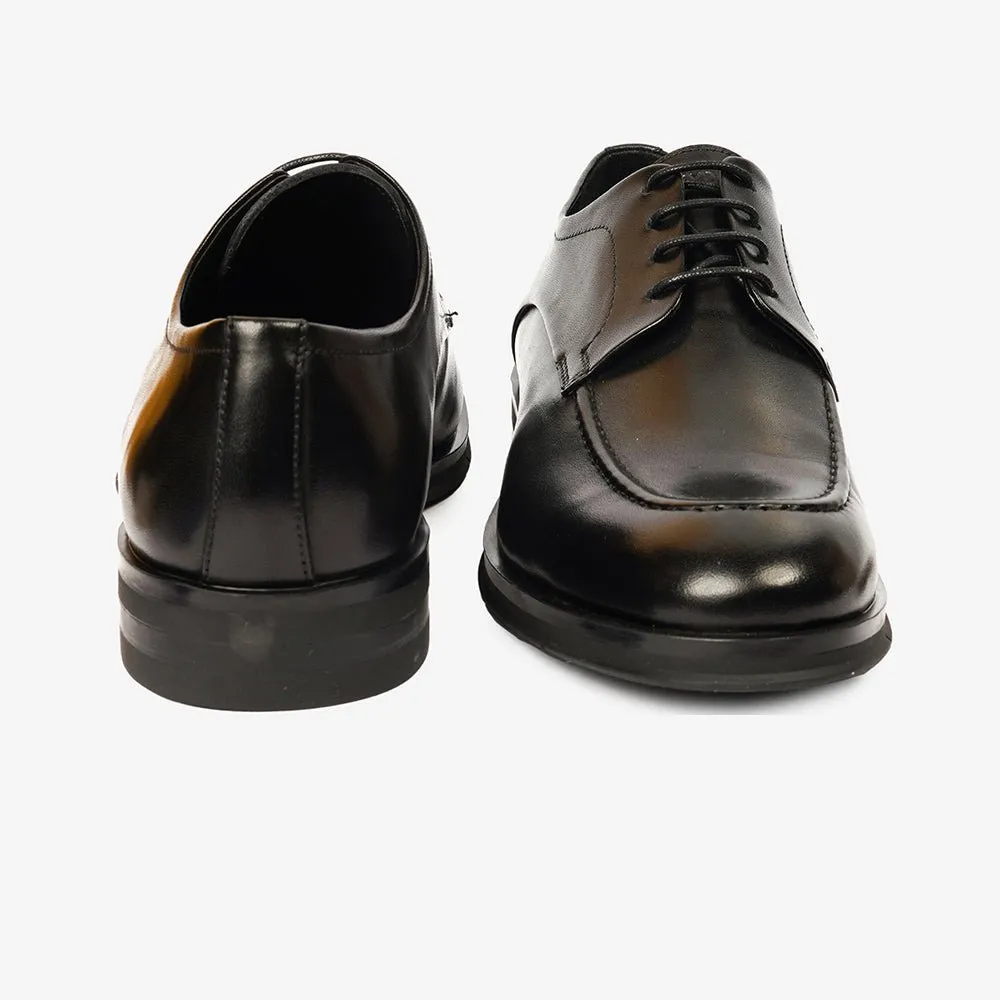 Greyder Men's Formal Leather Shoes In Black
