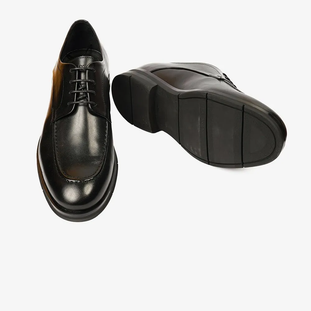 Greyder Men's Formal Leather Shoes In Black