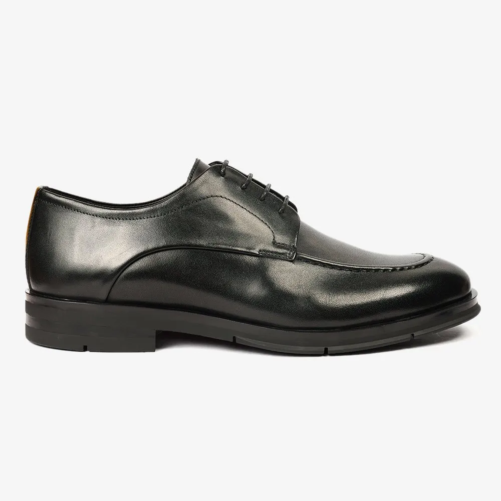 Greyder Men's Formal Leather Shoes In Black