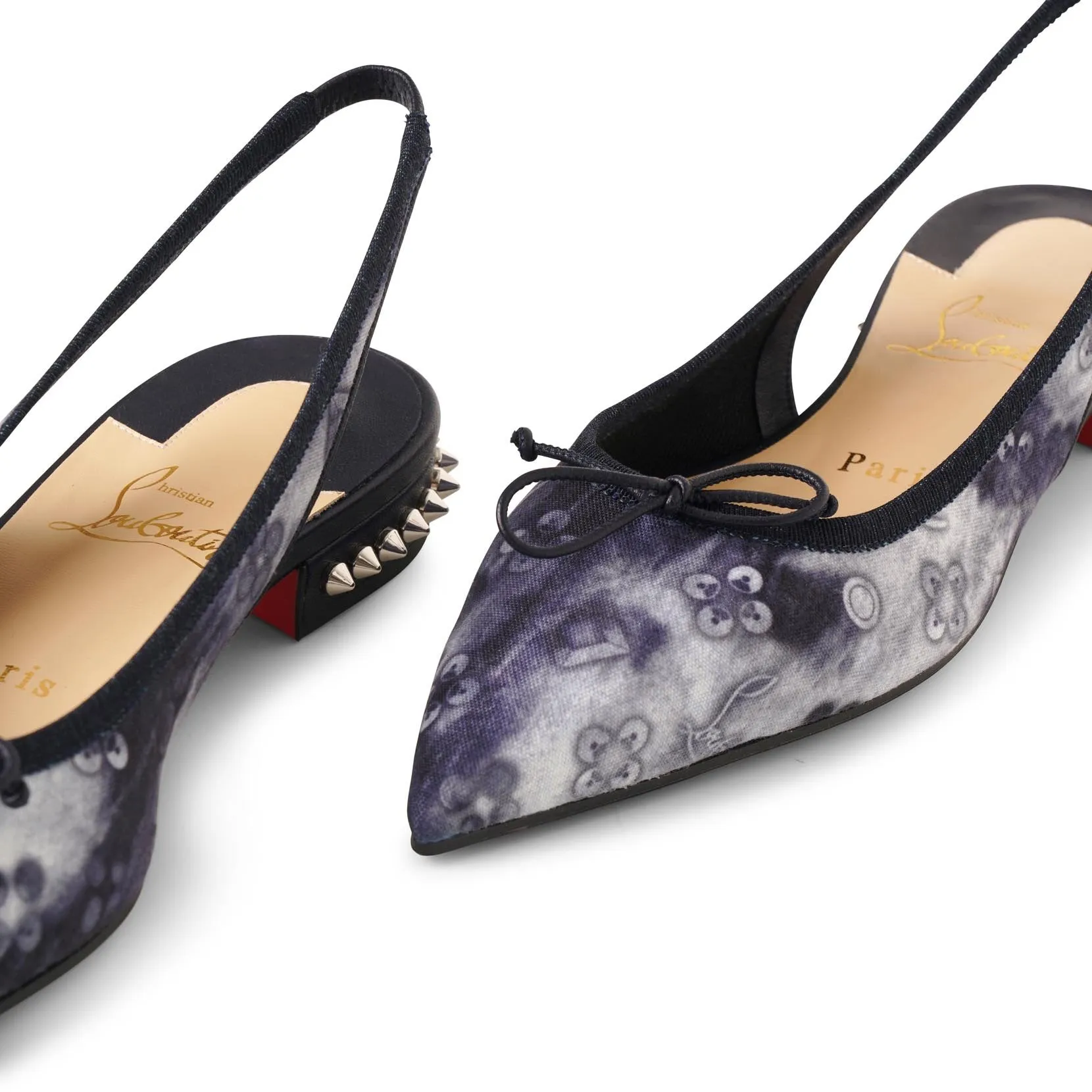 Hall Sling jeans punk flats