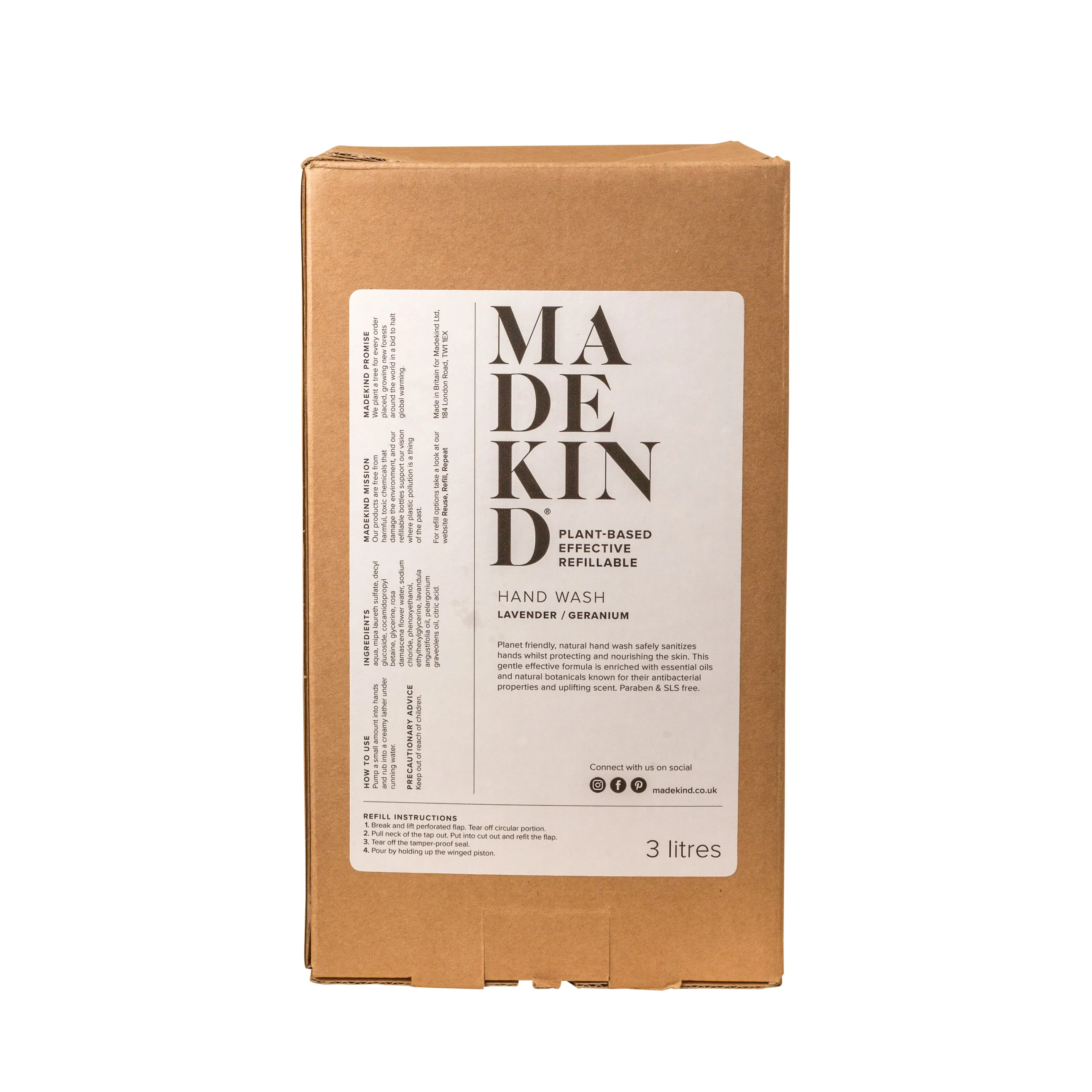 Hand Wash - Lavender & Geranium 3L Refill