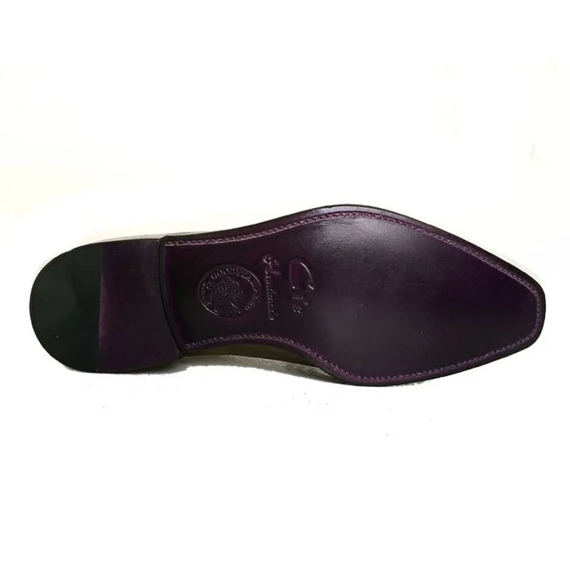 Handmade Calf Leather Men's Derby  Shoes