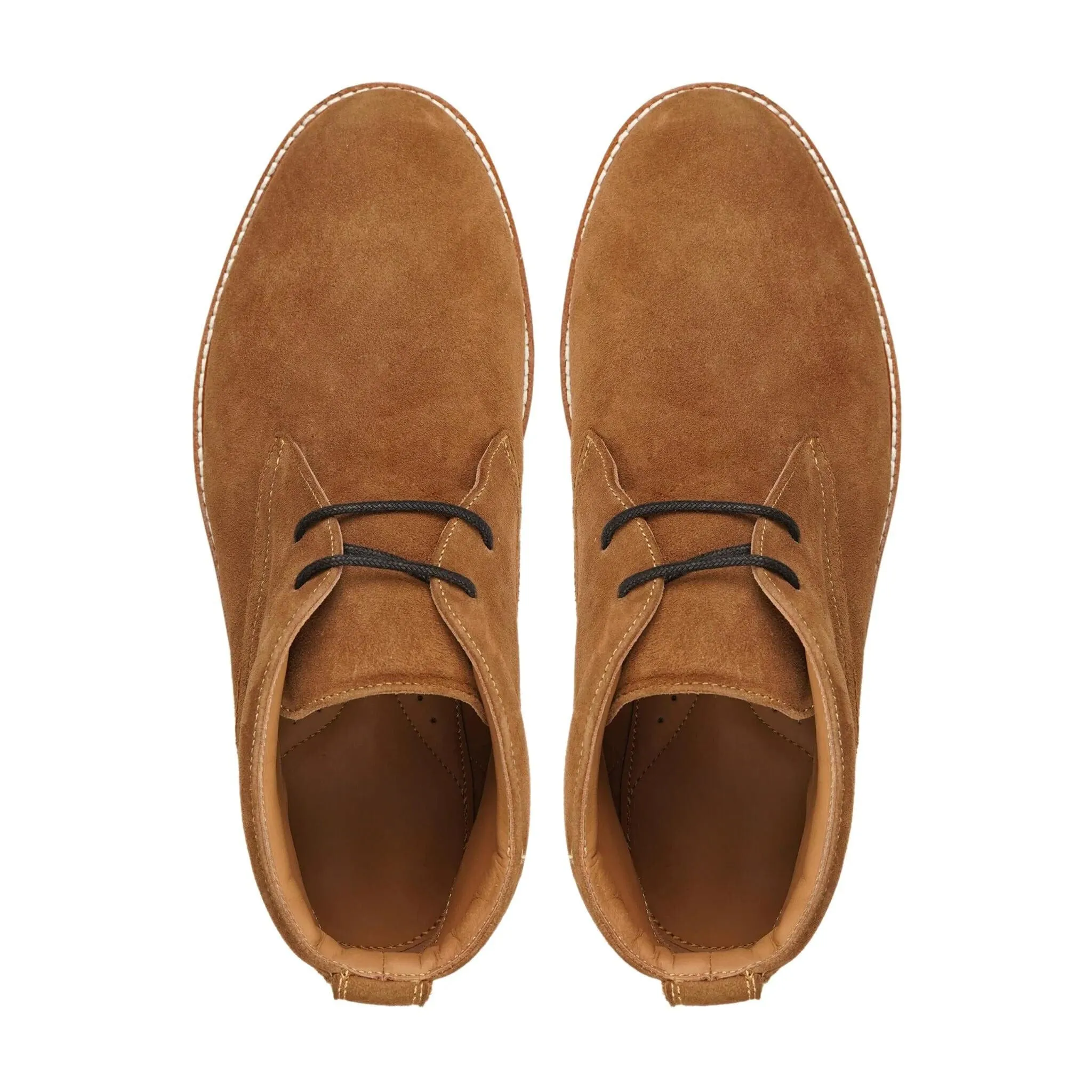 Handmade Custom Suede Leather Brown Dress Chukka Boots For Men